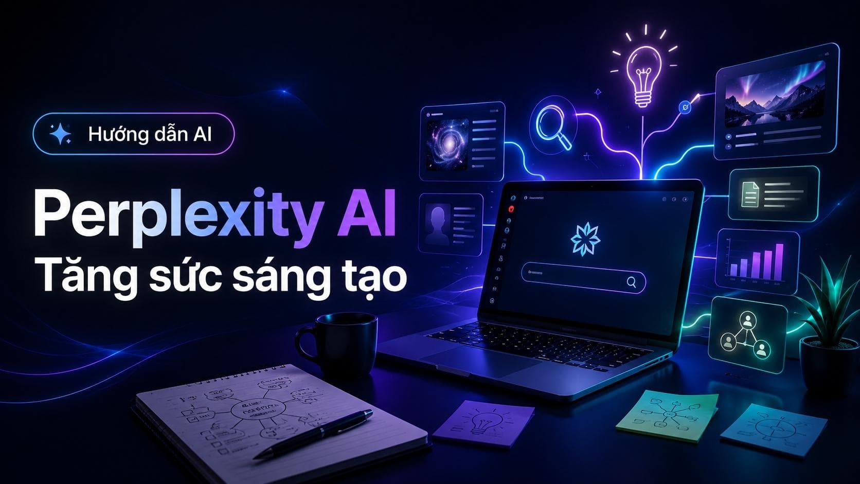 Perplexity AI hỗ trợ sáng tạo nghệ thuật